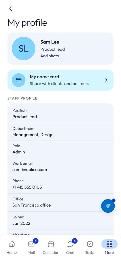 My profile